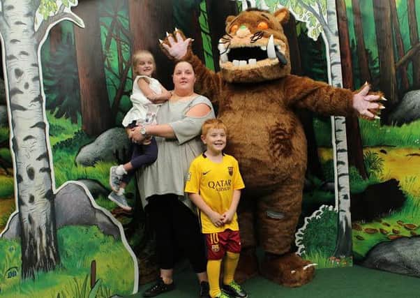 Youngsters at The Gruffalo Experience in Meadowhall, Sheffield.