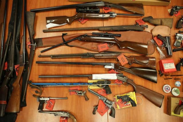 Over 50 weapons are now in police possession and unable to fall into criminal hands following a three-week surrender in South Yorkshire. South Yorkshire Police launched the surrender to provide a method for people to dispose of any firearm or knife safely and quickly, with no fear of being prosecuted for possession. Leading the surrender, Detective Chief Inspector Steve Whittaker said: Ã¢Â¬SMore often than not firearms can be passed down through generations as family heirlooms, leaving todayÃ¢Â¬"s owner without a licence and illegally in possession of an unwanted firearm.