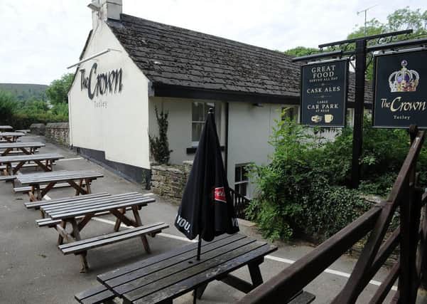 Sheffield Council claim the outside space at The Crown, Hillfoot Road, Totley had encroached on the green belt. Picture: Andrew Roe