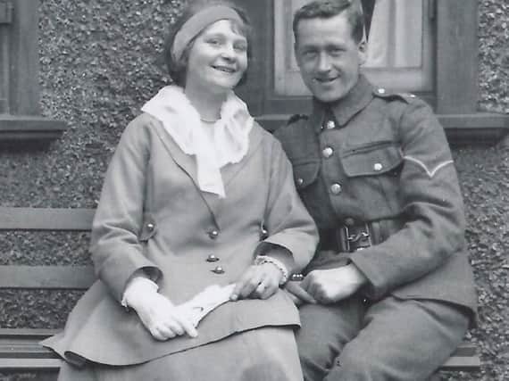 Stuart and Maude Swift on their wedding day
