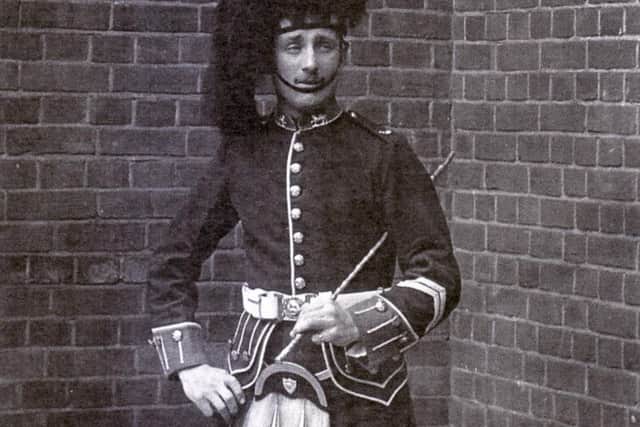 A/Sgt Joseph Hawtin of the 1st Gordon Highlanders served in World War One