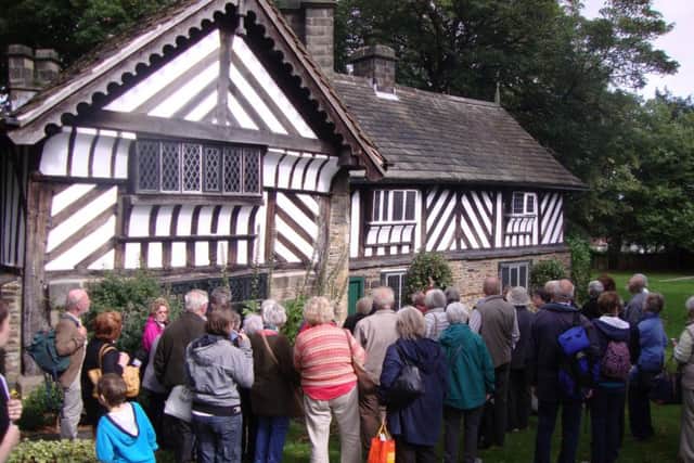 Visitors on a previous tour visiting Bishop's House in Meersbrook Park, Sheffield