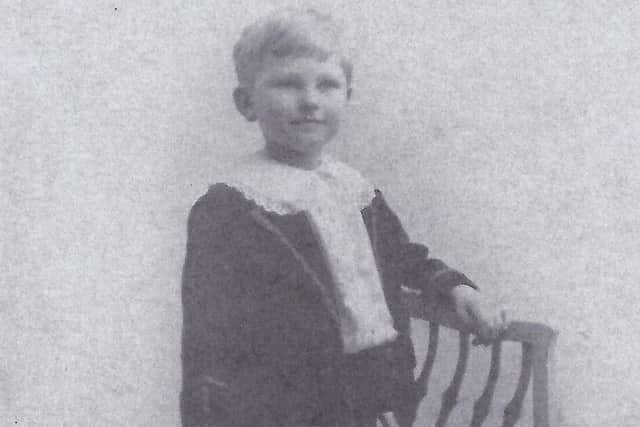 Stuart Swift's son, James Stuart Morton Swift, as a little boy