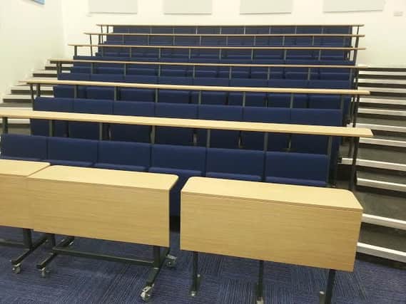 Inside Chapeltown Academy's new lecture theatre.