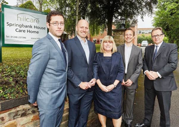 John Anderson, Barclays, Tony Hornsby, Mitchells, Wendy Waddicor, MD of Hill Care, Nick Goulding, hlw Keeble Hawson, Andrew Marsh, Barclays.