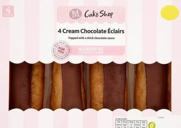 Morrisons Chocolate eclairs