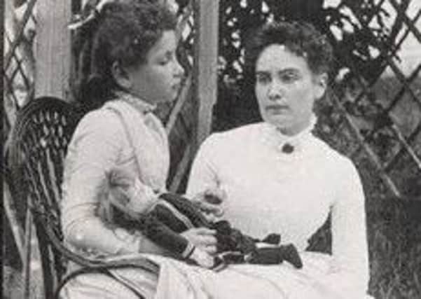 Helen Keller and Annie Sullivan