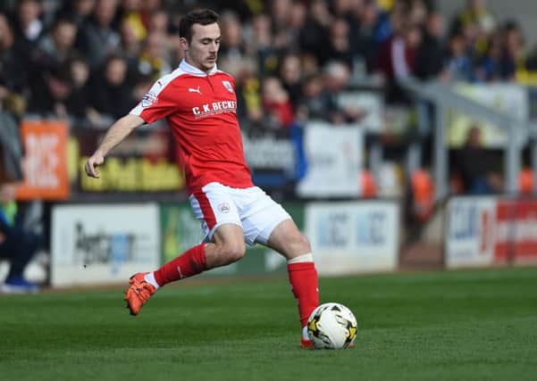 Josh Scowen gave Barnsley the lead but they failed to hold onto it. Photo: Keiith Turner