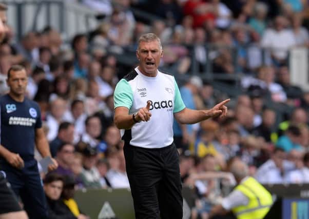 Derby County manager Nigel Pearson