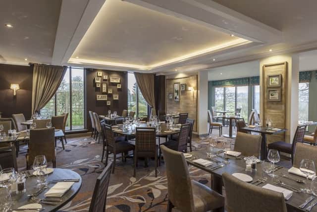 The hotels  Greenhouse restaurant.