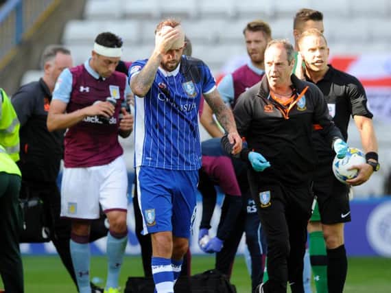 Steven Fletcher went off injured on his Sheffield Wednesday debut