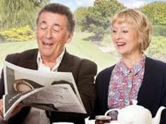 Robert Powell and Liza Goddard co-star in Relatively Speaking at the Lyceum, Sheffield