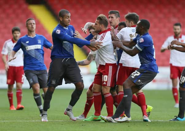 Leon Clarke and Billy Sharp are both fierce competitors