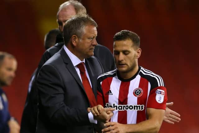 Chris Wilder is backing Billy Sharp to get among the goals. Pic Simon Bellis/Sportimage