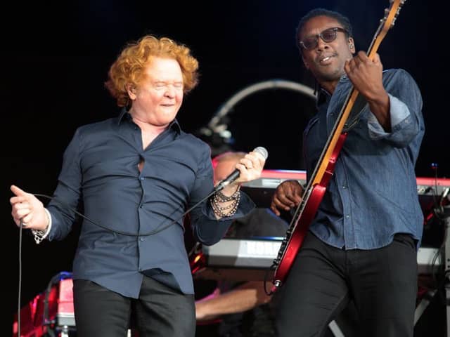 Simply Red perform at Doncaster Racecourse, United Kingdom on 13 August 2016. Photo by Glenn Ashley Photography
