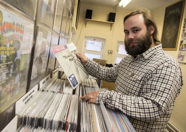 Joe Blanchard who has opened Bear Tree Records in Orchard Square as vinyl makes a comeback
Picture Dean Atkins