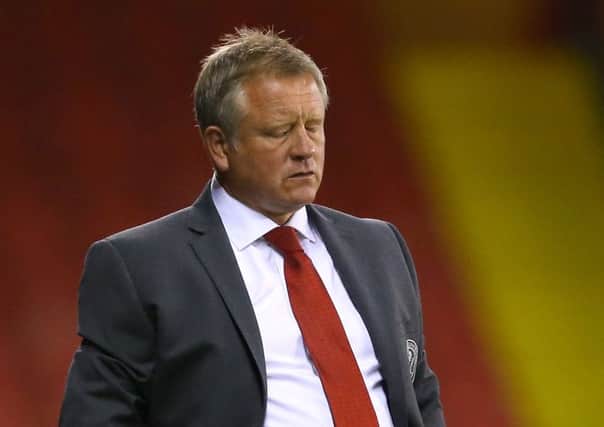 Chris Wilder tore into his side after their midweek 3-0 defeat at home to Southend