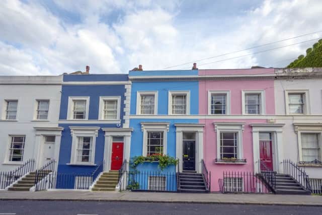 A generic photo of a brightly coloured row of houses. Picture: PA Photo/thinkstockphotos.