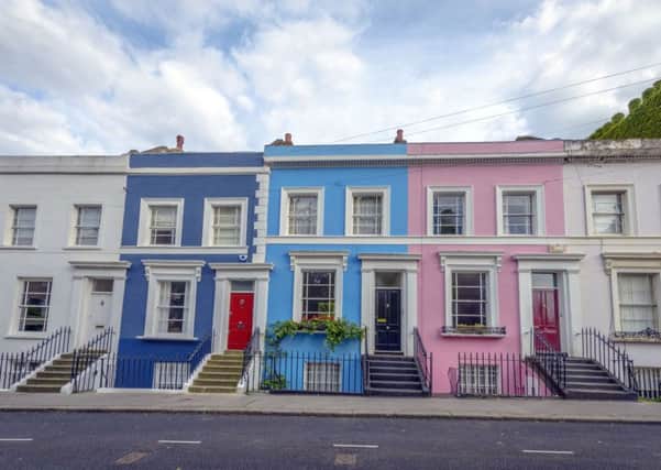 A generic photo of a brightly coloured row of houses. Picture: PA Photo/thinkstockphotos.