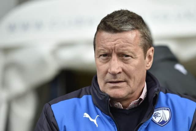 Chesterfield manager Danny Wilson