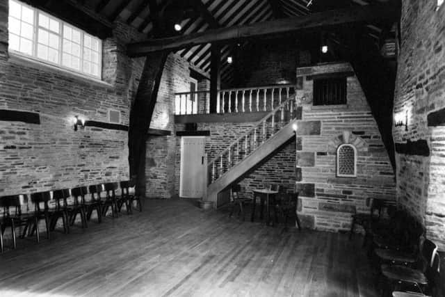 The interior of the Herdings Youth Club in the early 1960s