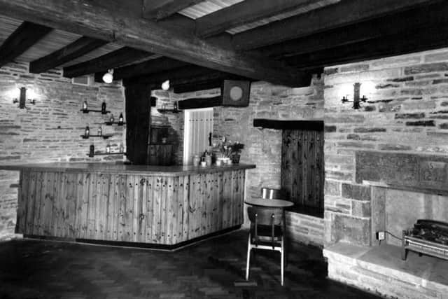 Inside the Herdings Youth Club in the early 1960s