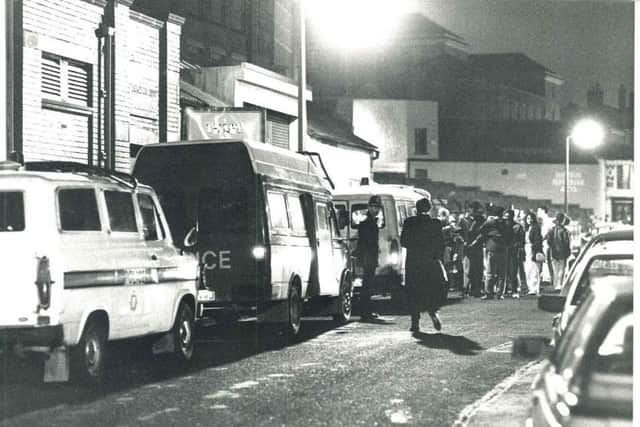 Police raided apparent 'acid house parties' in the late 1980s and early 1990s in Sheffield