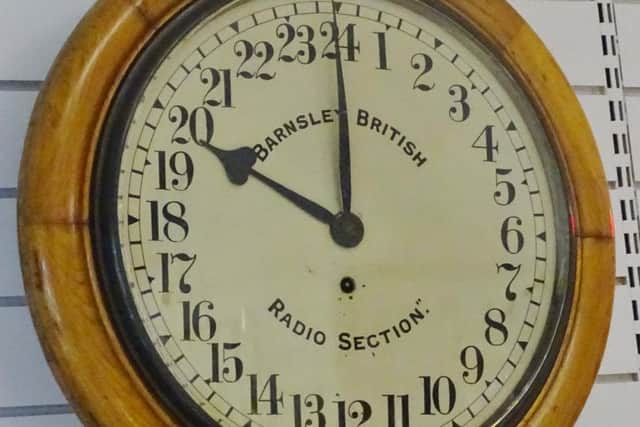 A 24-hour Barnsley radio clock