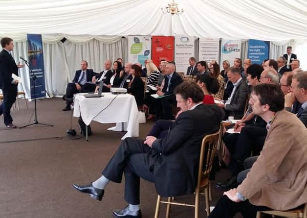 Chamber members from across the Sheffield City Region at the last business breakfast.