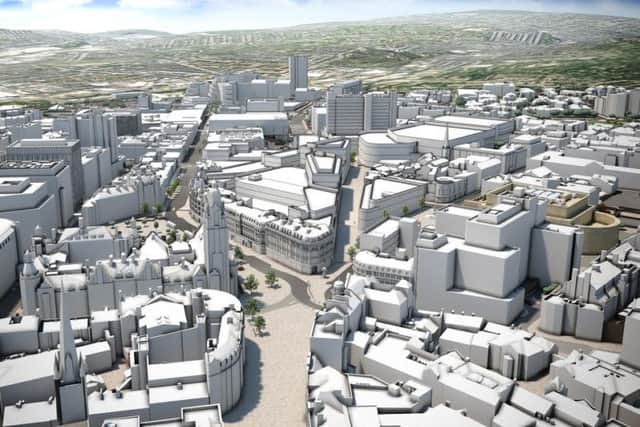 Latest images of how the proposed new retail quarter for Sheffield could look.