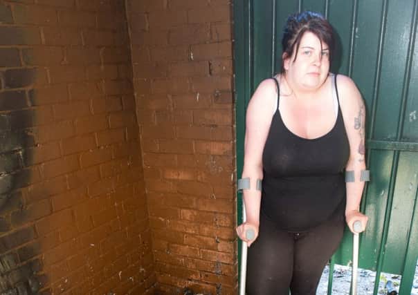 Stacey Slack from High Green has had to put up with seven arson attacks in just two years at a nearby bin store next to her ground floor flat