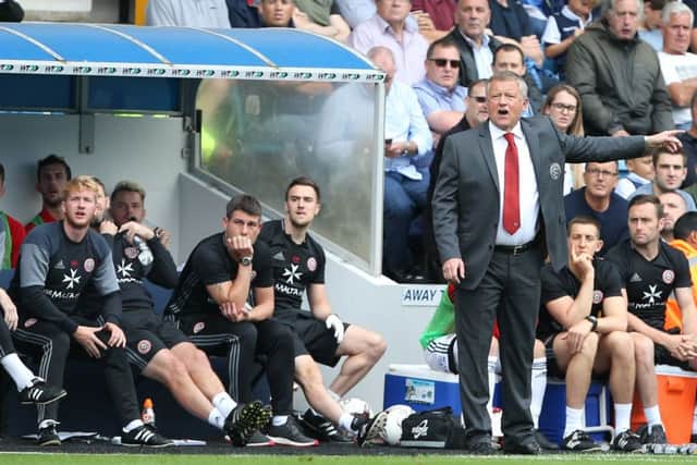 Chris Wilder must decide whether Scougall starts against Oxford United tomorrow 
Â©2016 Sport Image all rights reserved