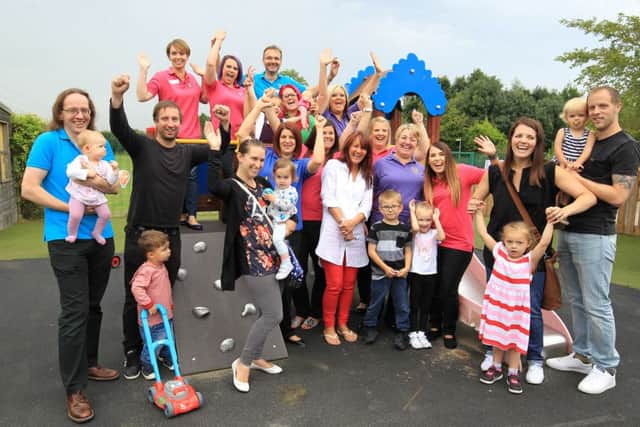 Open day at Bizzy Bee Family Childcare Centre in Beighton after the centre was destroyed by fire and is now reopen. Photo: Chris Etchells