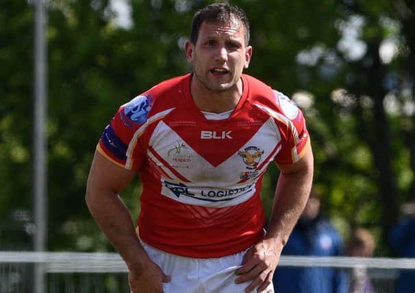 Sheffield Eagles' Steve Thorpe. Picture: Andrew Roe