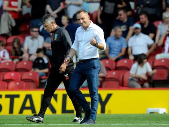 Carlos Carvalhal after the game against Brentford where Wednesday eventually plundered a point