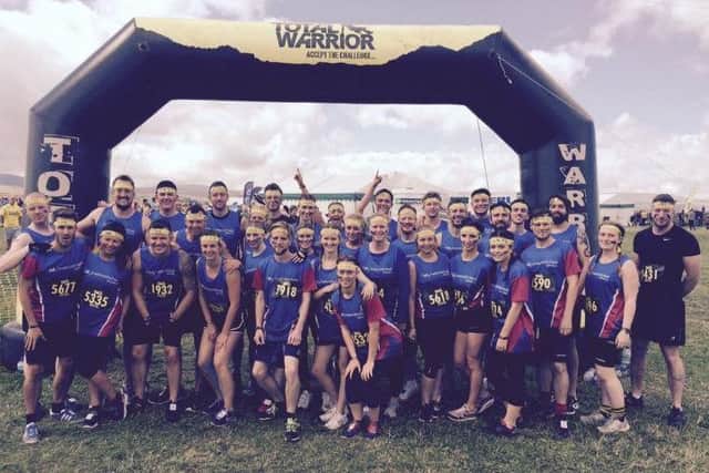 Members of staff from Irwin Mitchell at the Total Warrior challenge.