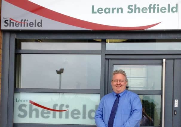 Stephen Betts, chief executive of Learn Sheffield, want to make Sheffield a wolrd-class city. Photo by Dan Hobson.
