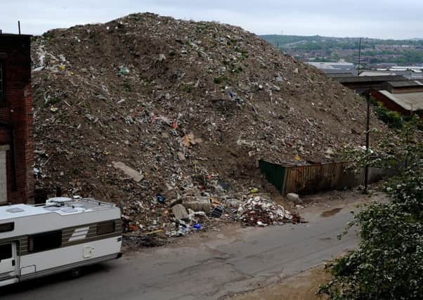 Sheffield Recycling Services in June. Picture: Andrew Roe