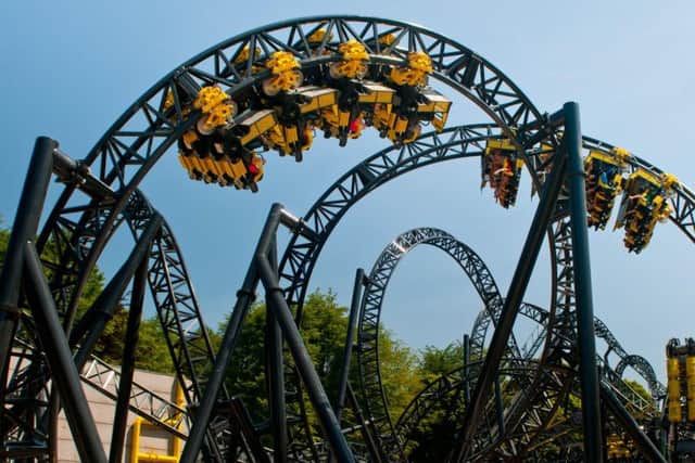 The Smiler rollercoaster at Alton Towers.