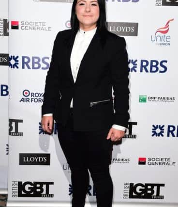 Lucy Spraggan at the British LGBT Awards at the Landmark Hotel, London