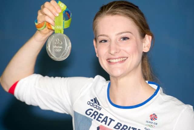 Bryony Page returned to Sheffield with her Olympic silver medal and was given a hero's welcome