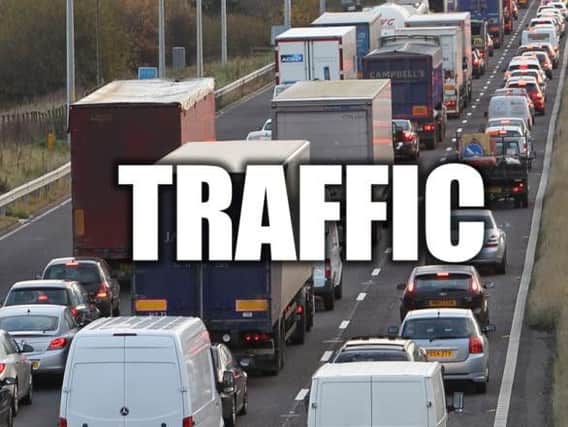 Two lanes of the M1 are closed this morning