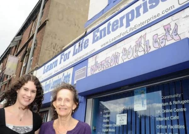 Mother and daughter Gill Rhodes (r) and Hayley Nelson run Learn For Life Enterprise, London Road. Picture: Andrew Roe