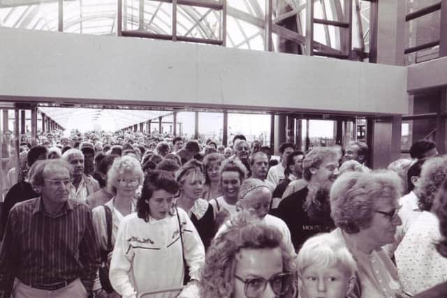 Crowds flocked to Meadowhall opening