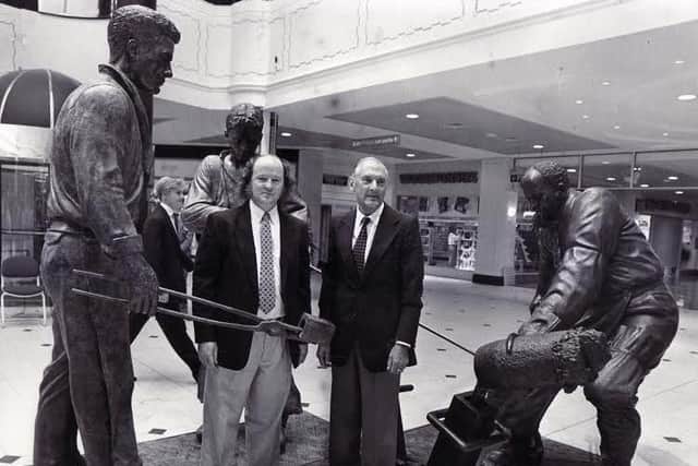Meadowhall's former foundry site remembered