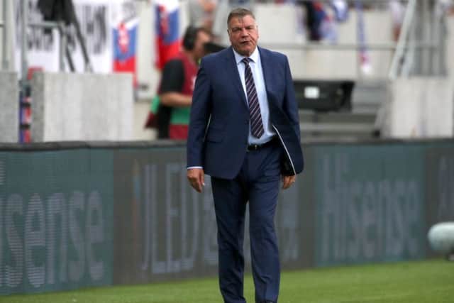 England manager Sam Allardyce watches the action from the touchline during the 2018 FIFA World Cup Qualifying match at the City Arena, Trnava.