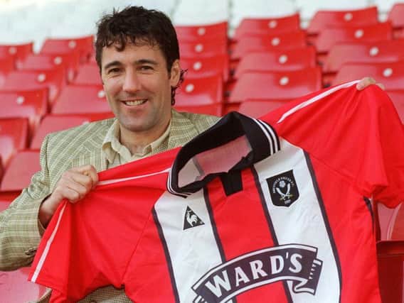 Dean Saunders during his Sheffield United days.
