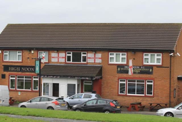 The attack happened outside the High Noon pub in Woodthorpe