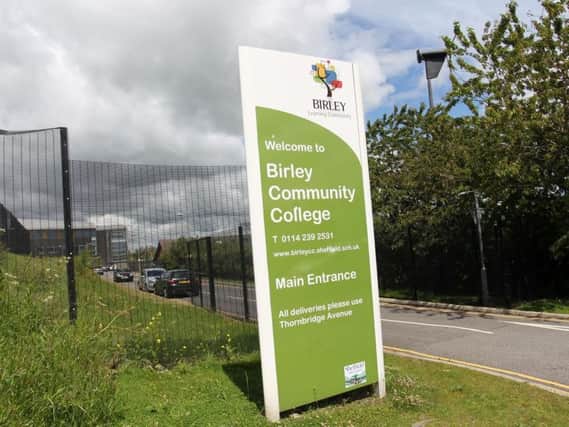 It was the first day of the school year at Birley Community College today
