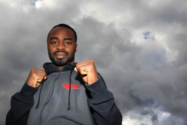 Injured boxer Jerome Wilson